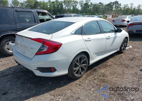 2019 Honda Civic Sport из США, поврежденный, VIN 2HGFC2F88KH592418